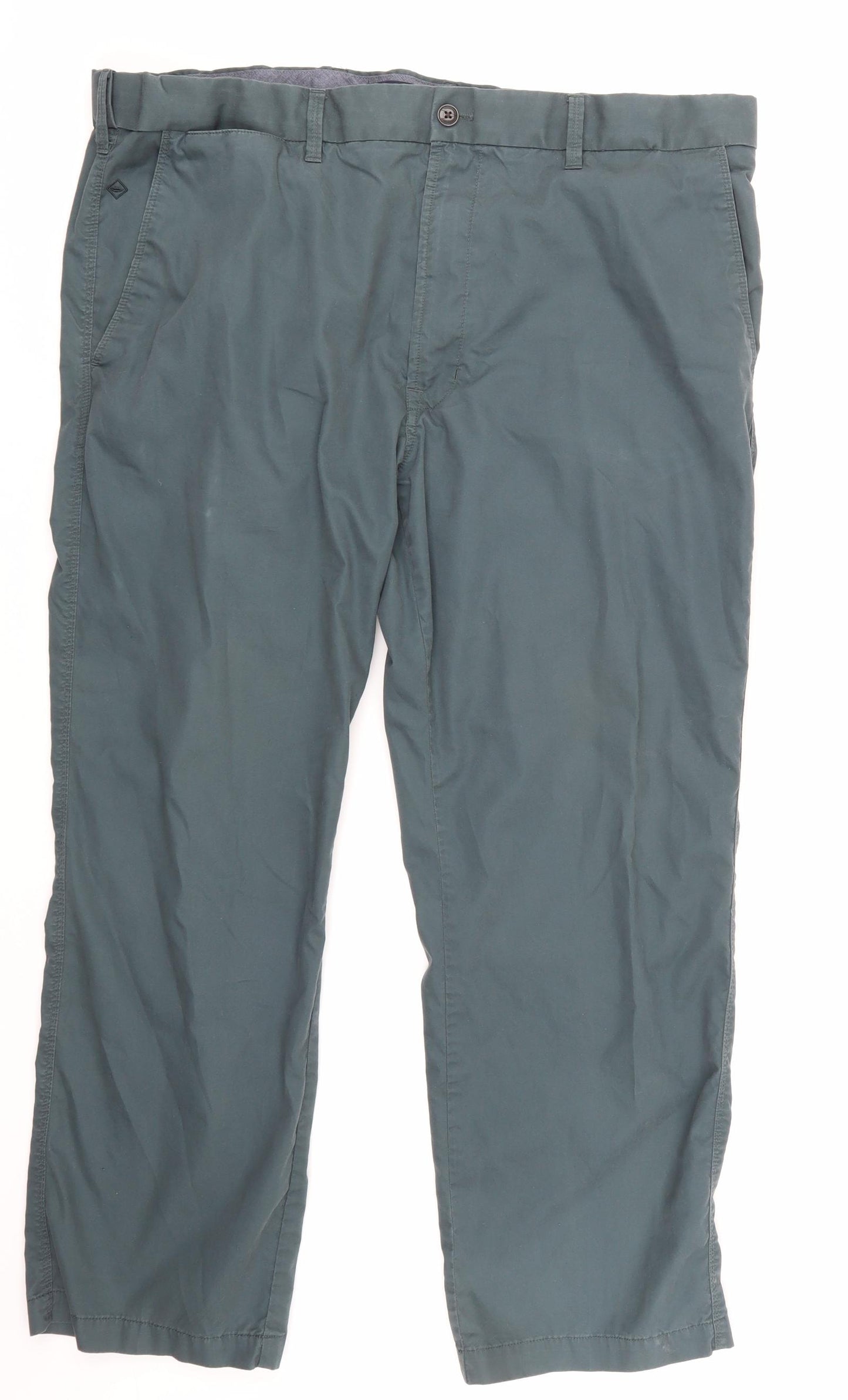 Marks and Spencer Mens Green   Trousers  Size 42 in L29 in