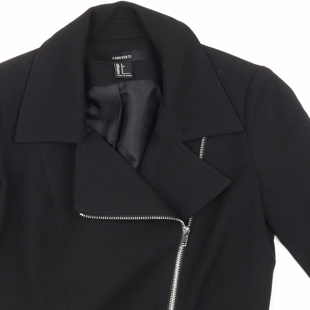 FOREVER 21 Womens Black   Jacket  Size S
