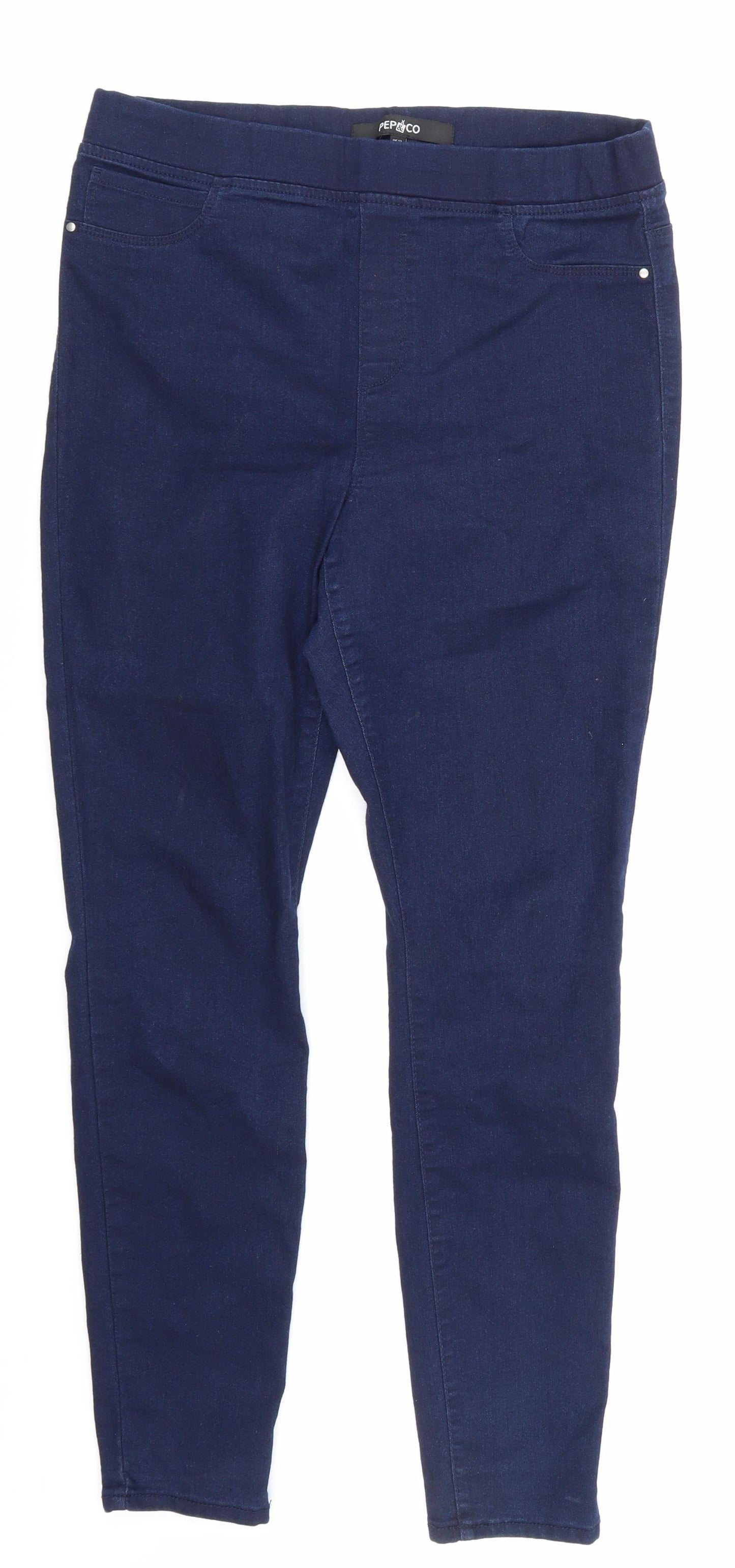 pep&co Womens Blue   Jegging Trousers Size 12