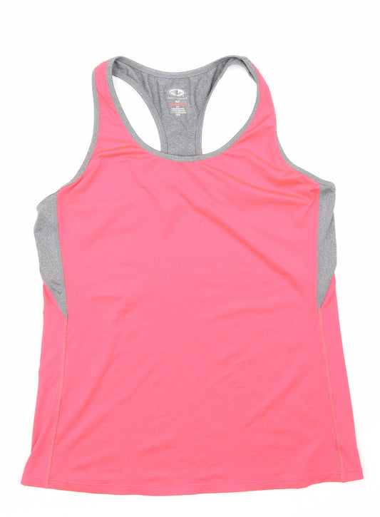 Front view of Athletic Works women’s pink basic t-shirt, size M