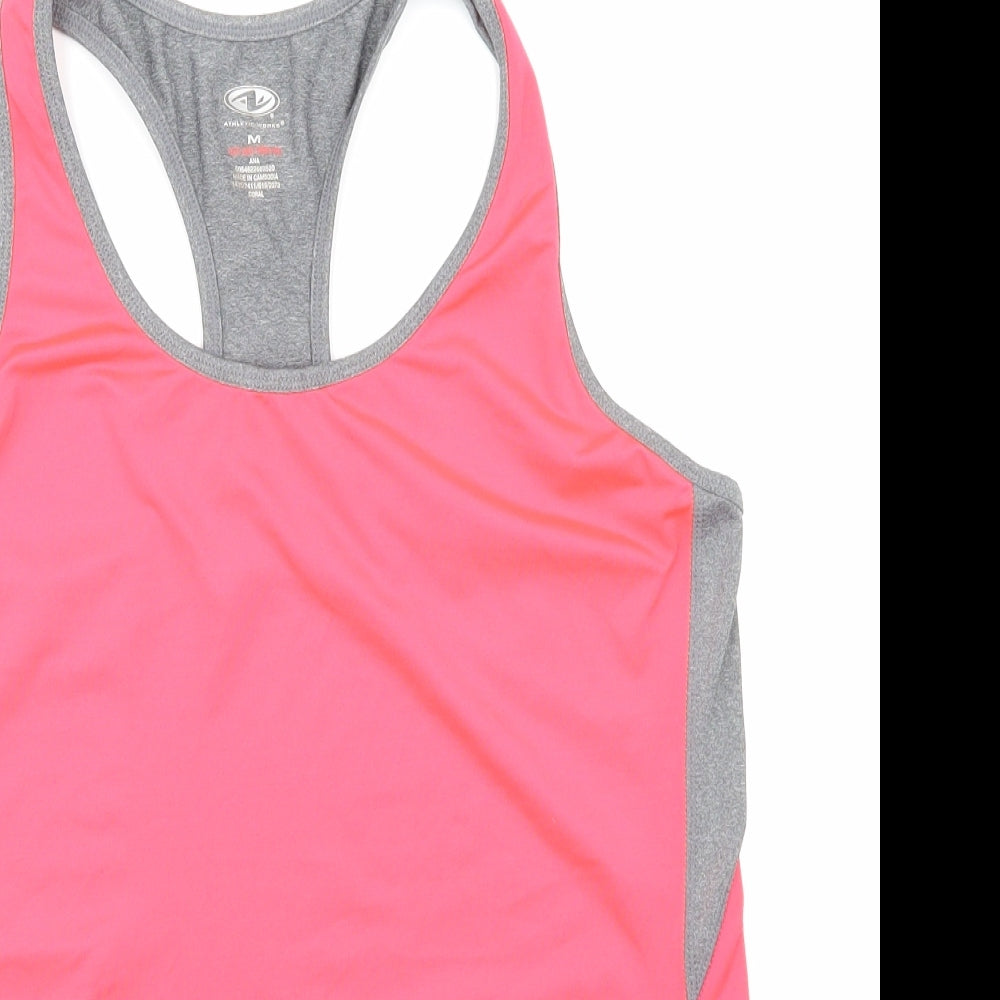 Athletic Works Womens Pink   Basic T-Shirt Size M