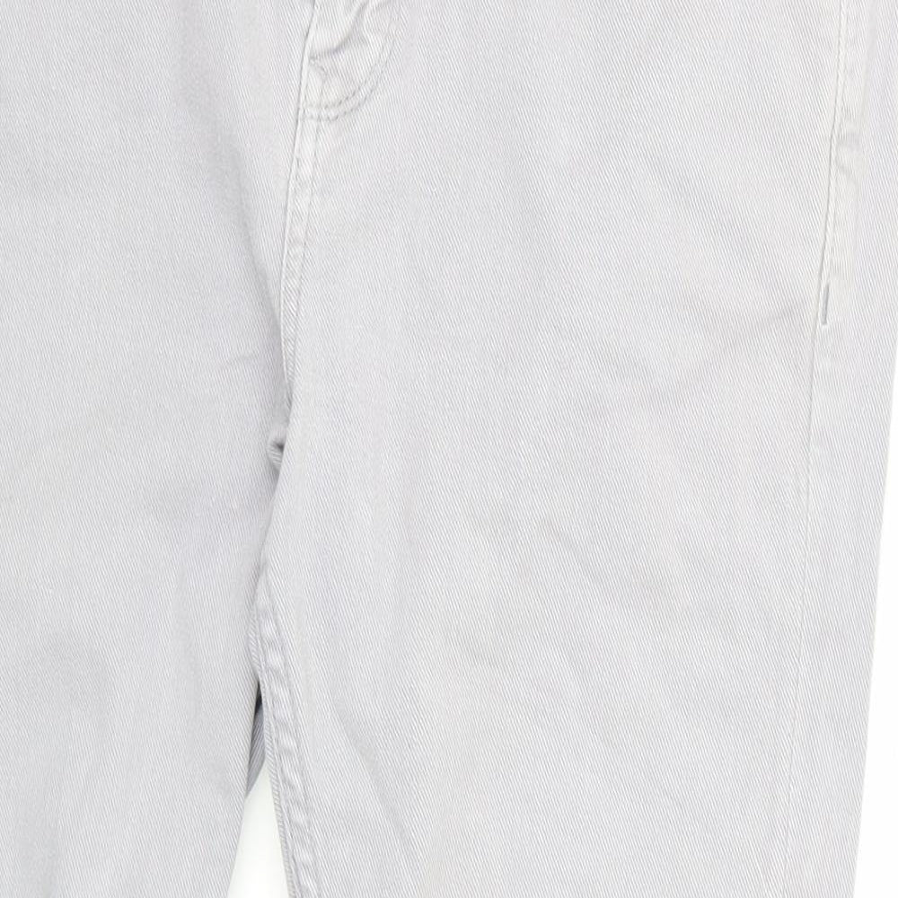 Fat Face Womens Grey  Denim Cropped Jeans Size 12