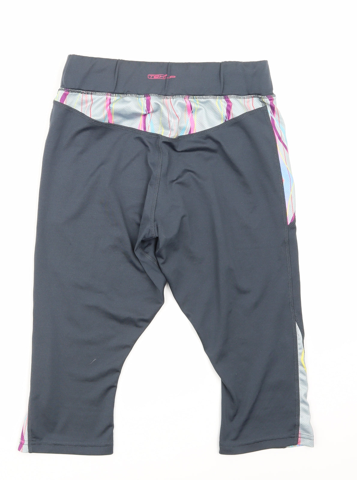 tek up Womens Grey   Cropped Leggings Size M
