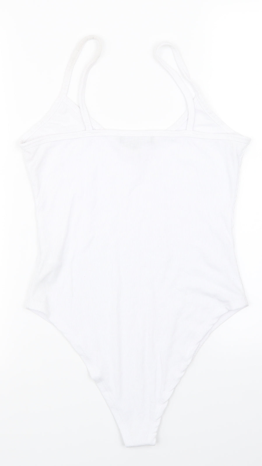Primark Womens White   Bodysuit One-Piece Size 10