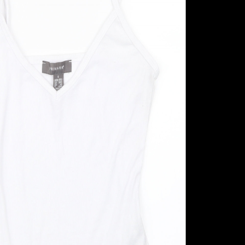 Primark Womens White   Bodysuit One-Piece Size 10