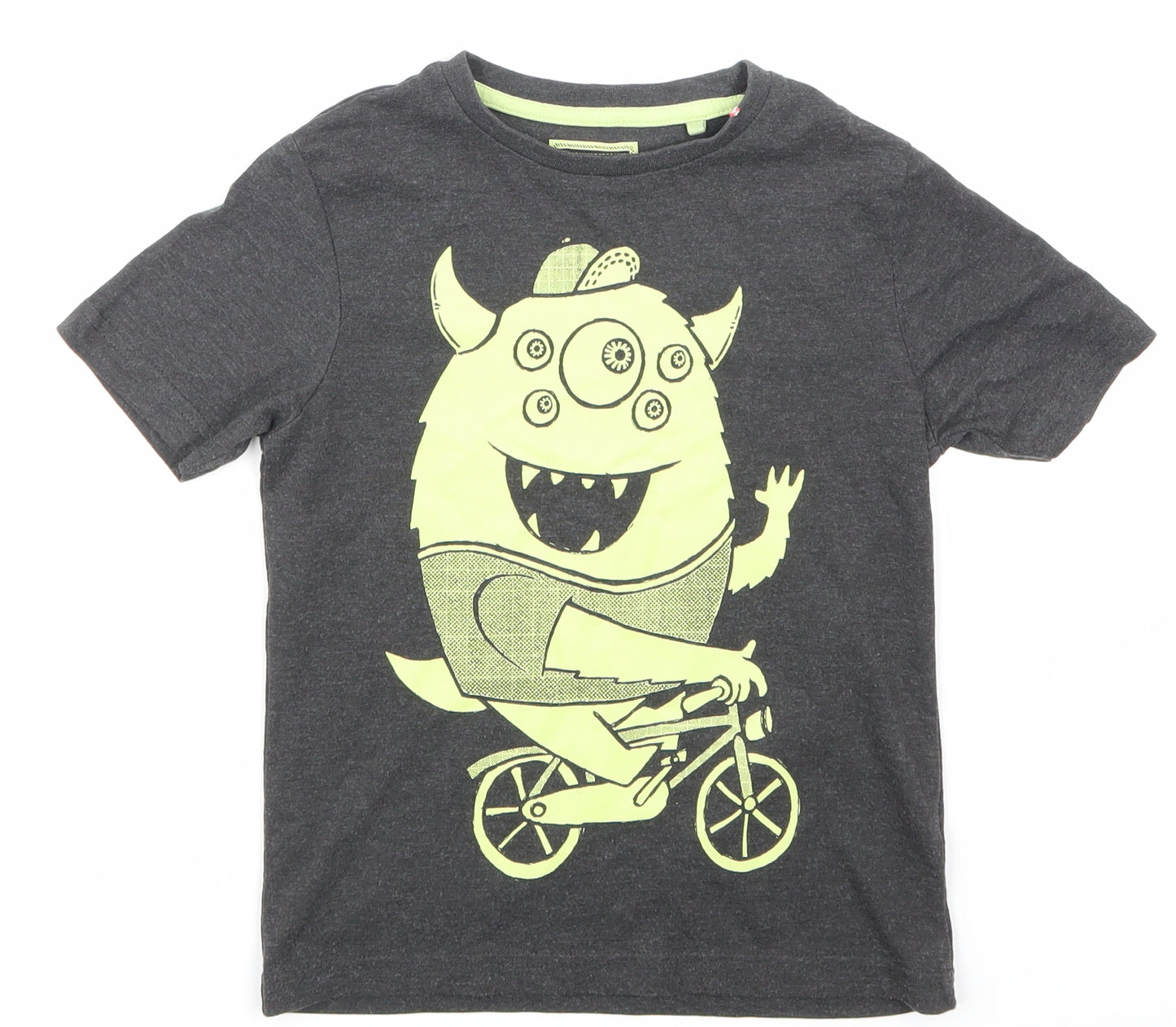 TU Boys Grey   Basic T-Shirt Size 4-5 Years