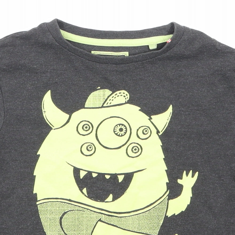 TU Boys Grey   Basic T-Shirt Size 4-5 Years