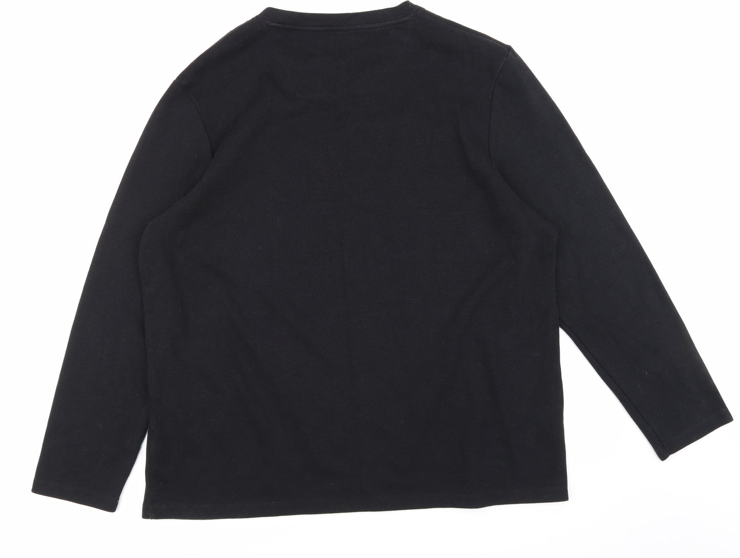 Bonmarché Mens Black   Pullover Sweatshirt Size 2XL