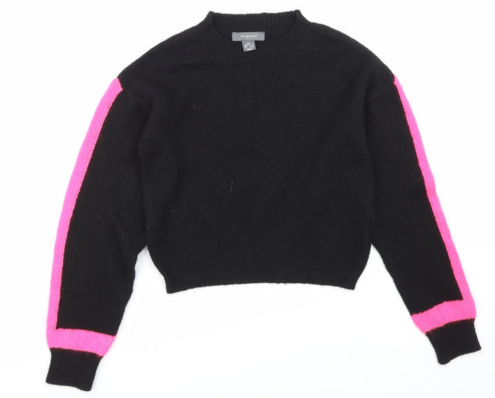 Primark Womens Black Pullover Sweatshirt Size XS