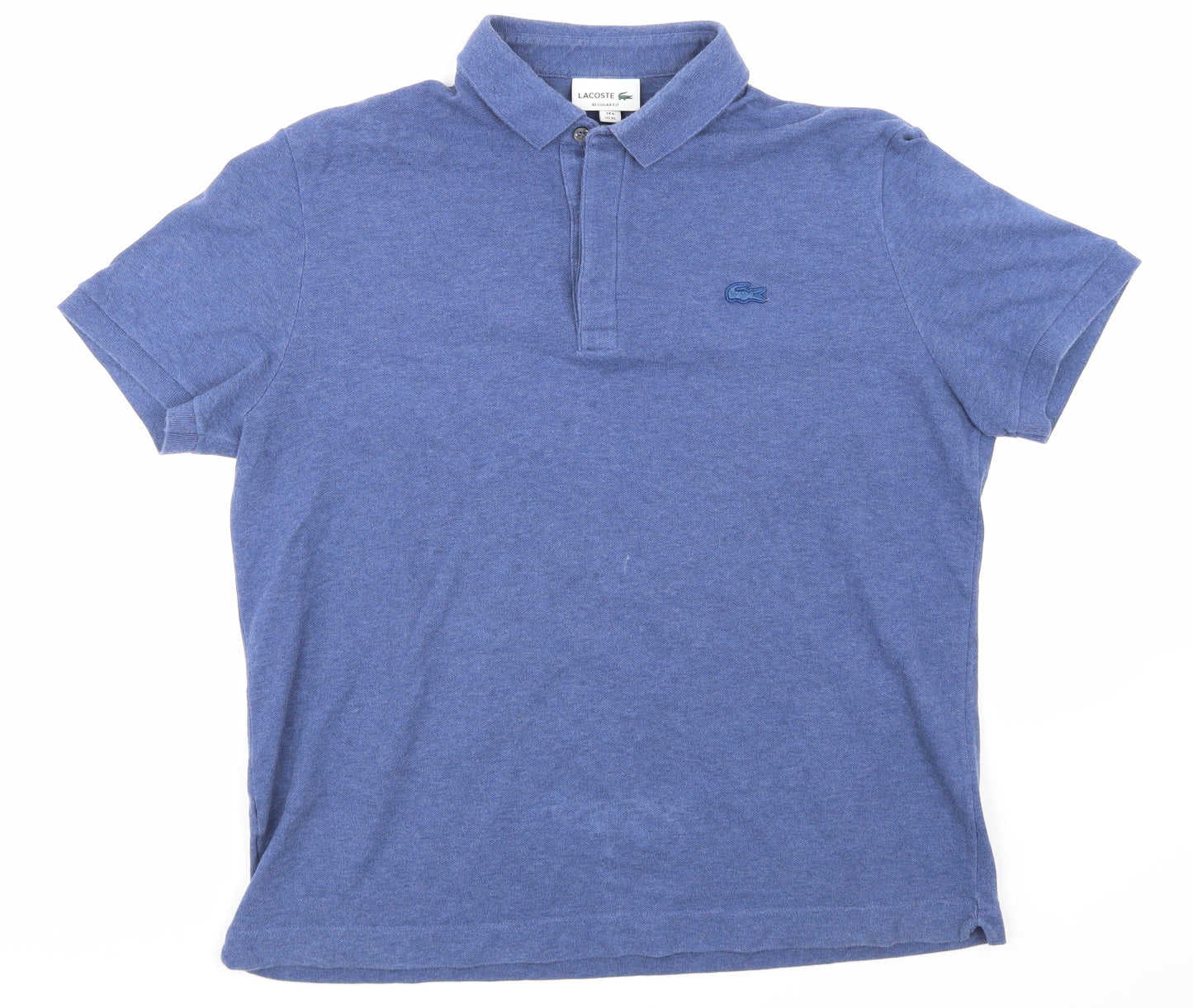 Lacoste Mens Blue    Polo Size XL