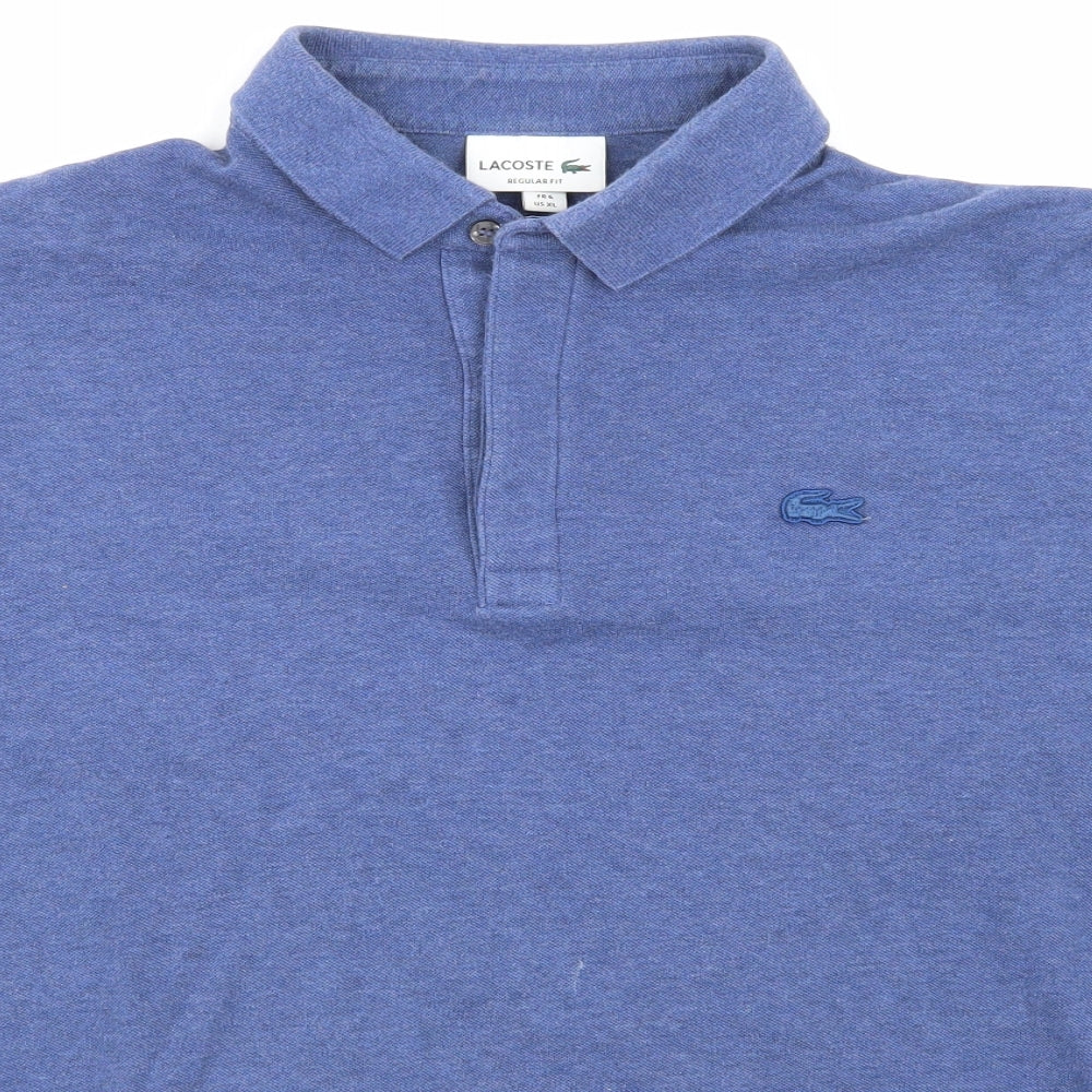 Lacoste Mens Blue    Polo Size XL