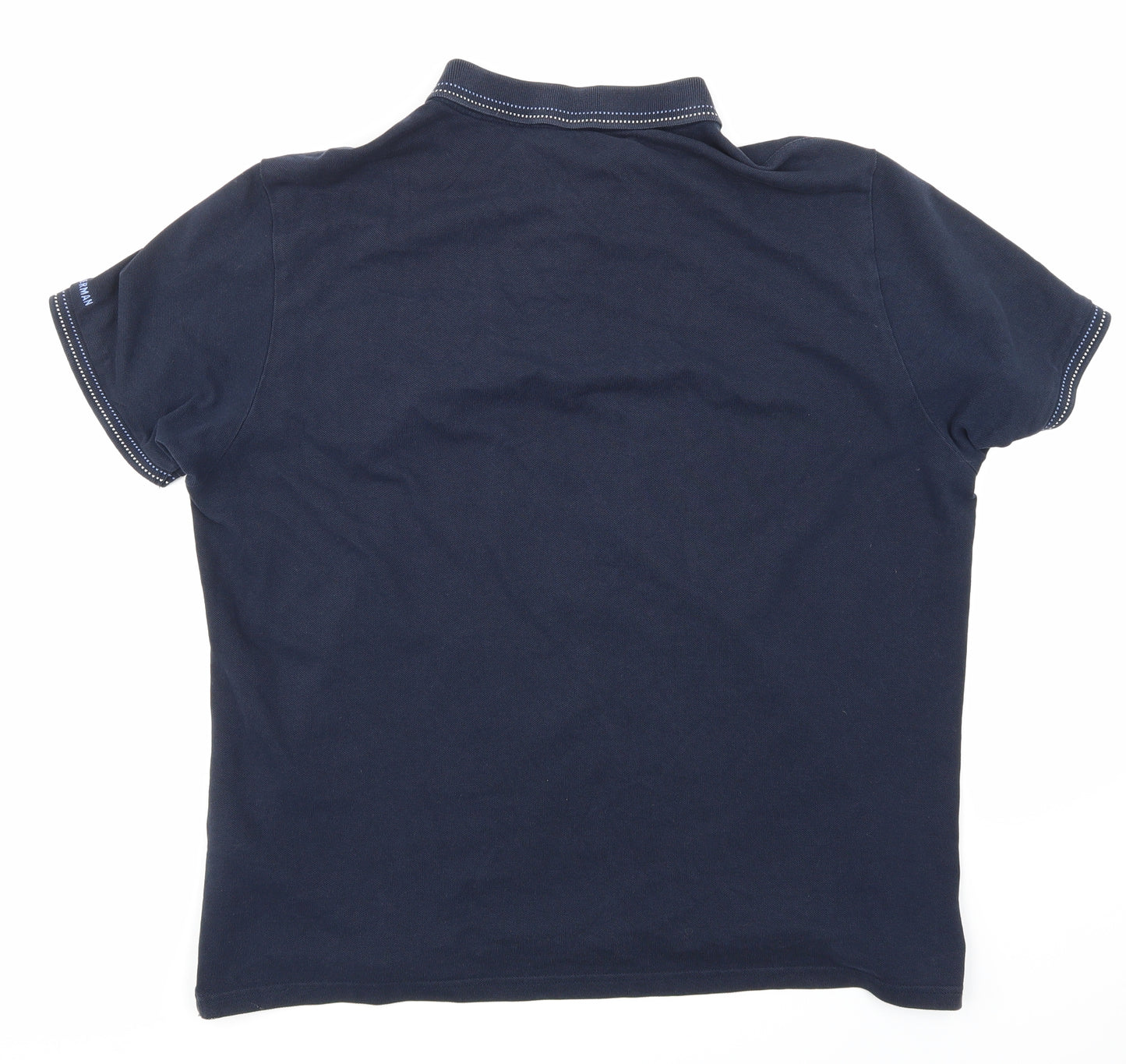 Ben Sherman Mens Blue    Polo Size L