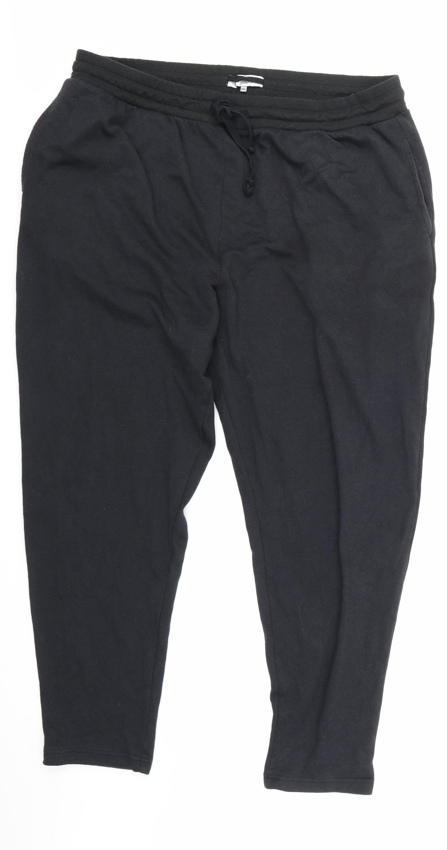 TU Mens Black   Jogger Trousers Size XL