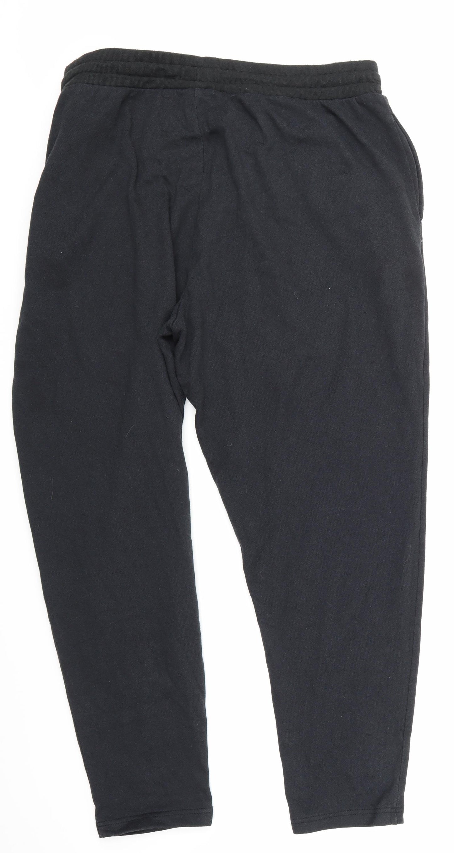 TU Mens Black   Jogger Trousers Size XL