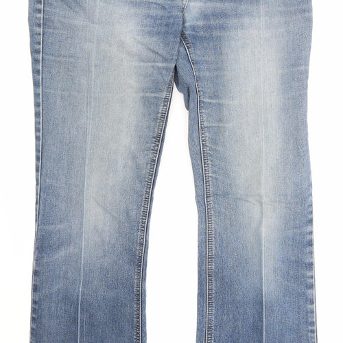 F&F Womens Blue  Denim Bootcut Jeans Size 10