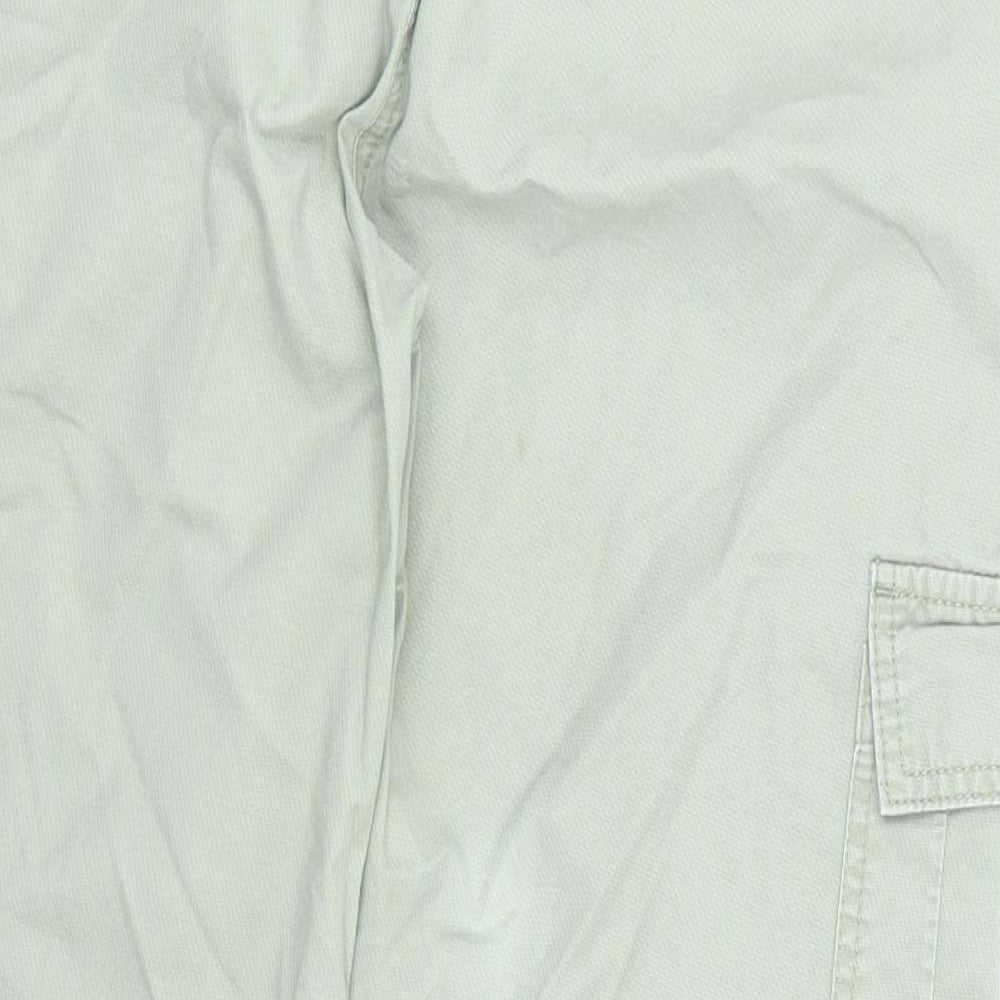 NEXT Womens Green   Cropped Trousers Size 8