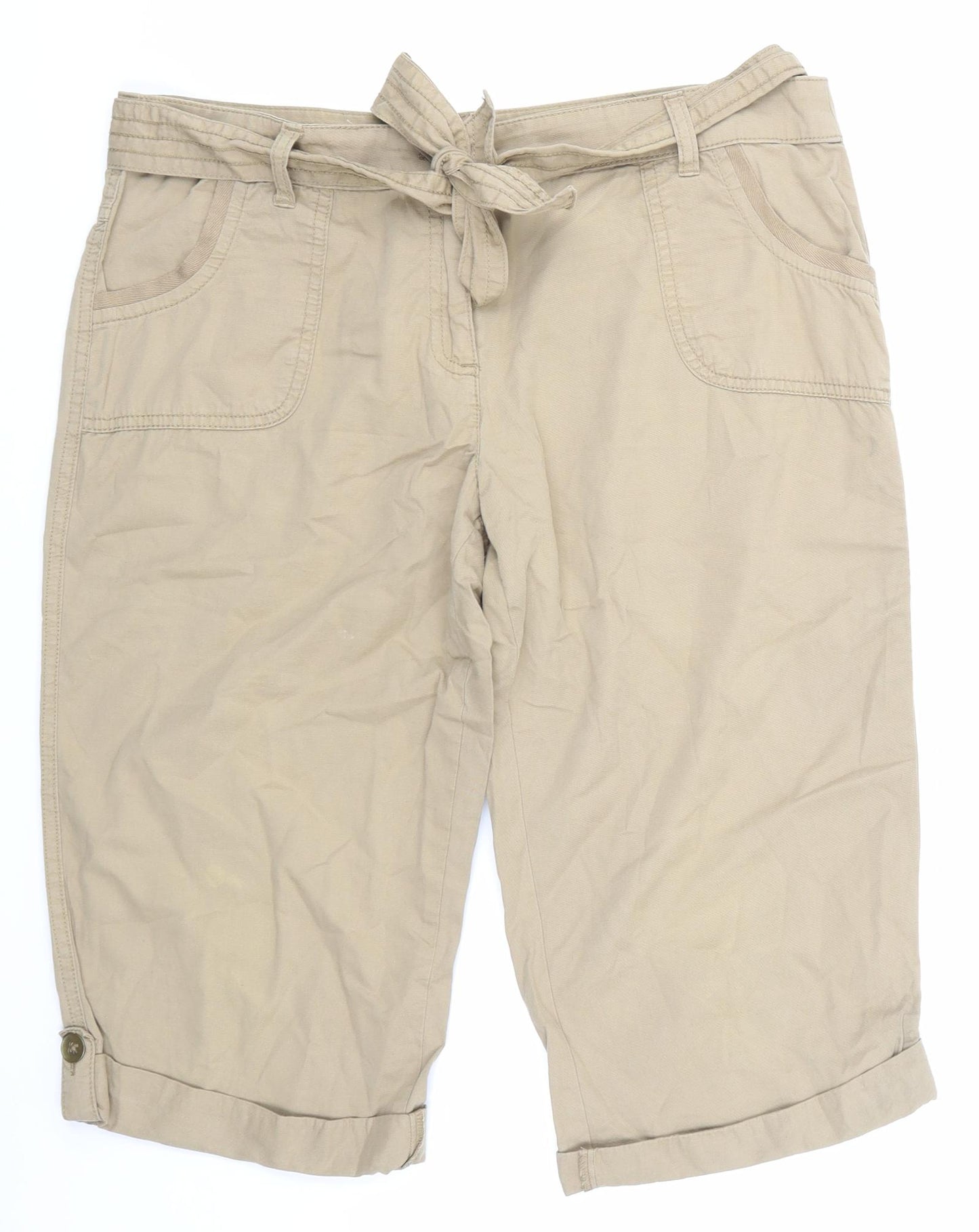 F&F Womens Brown   Cargo Shorts Size 12
