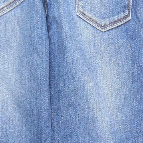 Peacocks Womens Blue  Denim Cropped Jeans Size 10