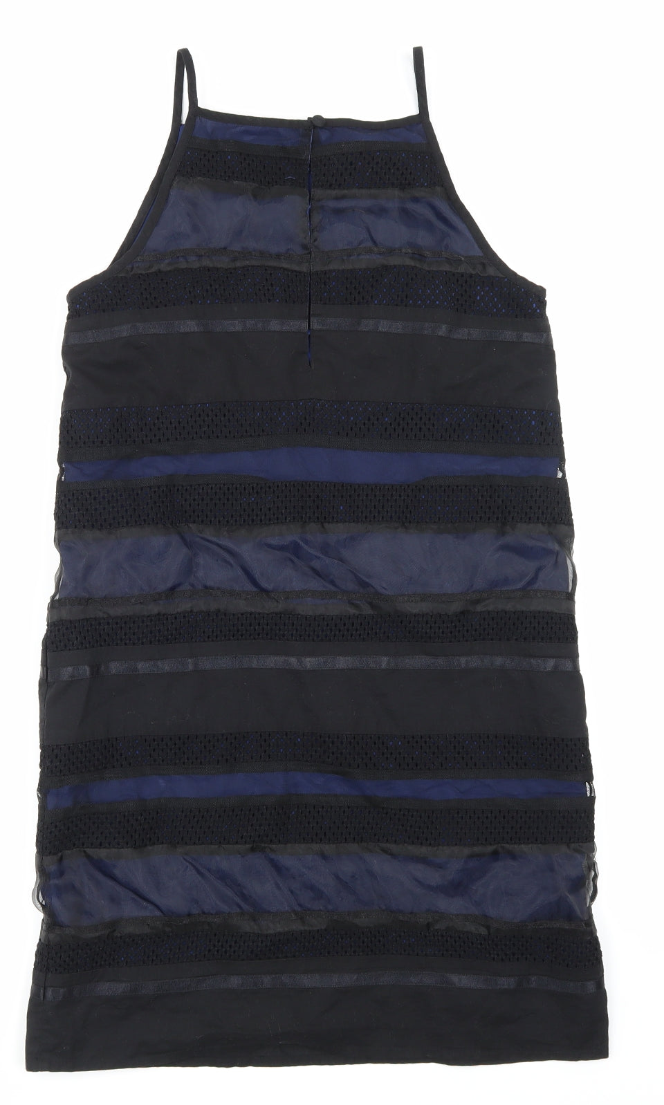 Finery Womens Black Striped  Pencil Dress  Size 8
