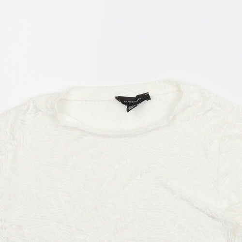 Atmosphere Womens White   Basic T-Shirt Size 14