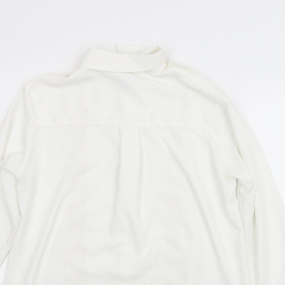 M&S Womens White   Basic Blouse Size 20