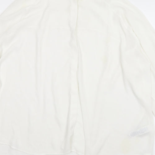 M&S Womens White   Basic Blouse Size 20