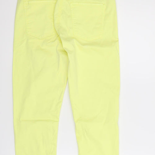 Preworn Womens Yellow   Cropped Jeans Size 10 L21 in