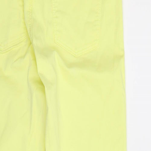 Preworn Womens Yellow   Cropped Jeans Size 10 L21 in