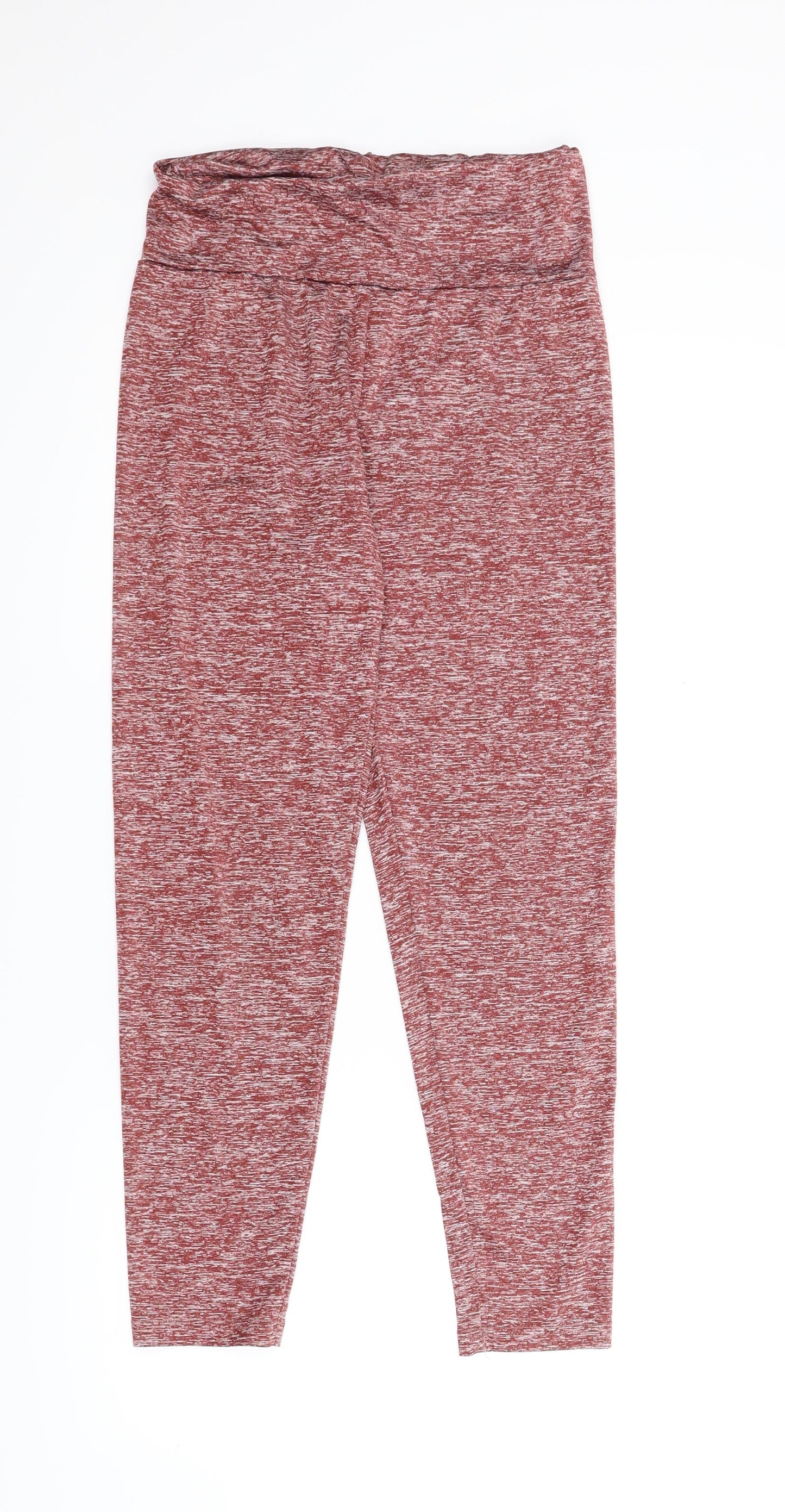 Preworn Womens Red   Jogger Leggings Size S L23 in