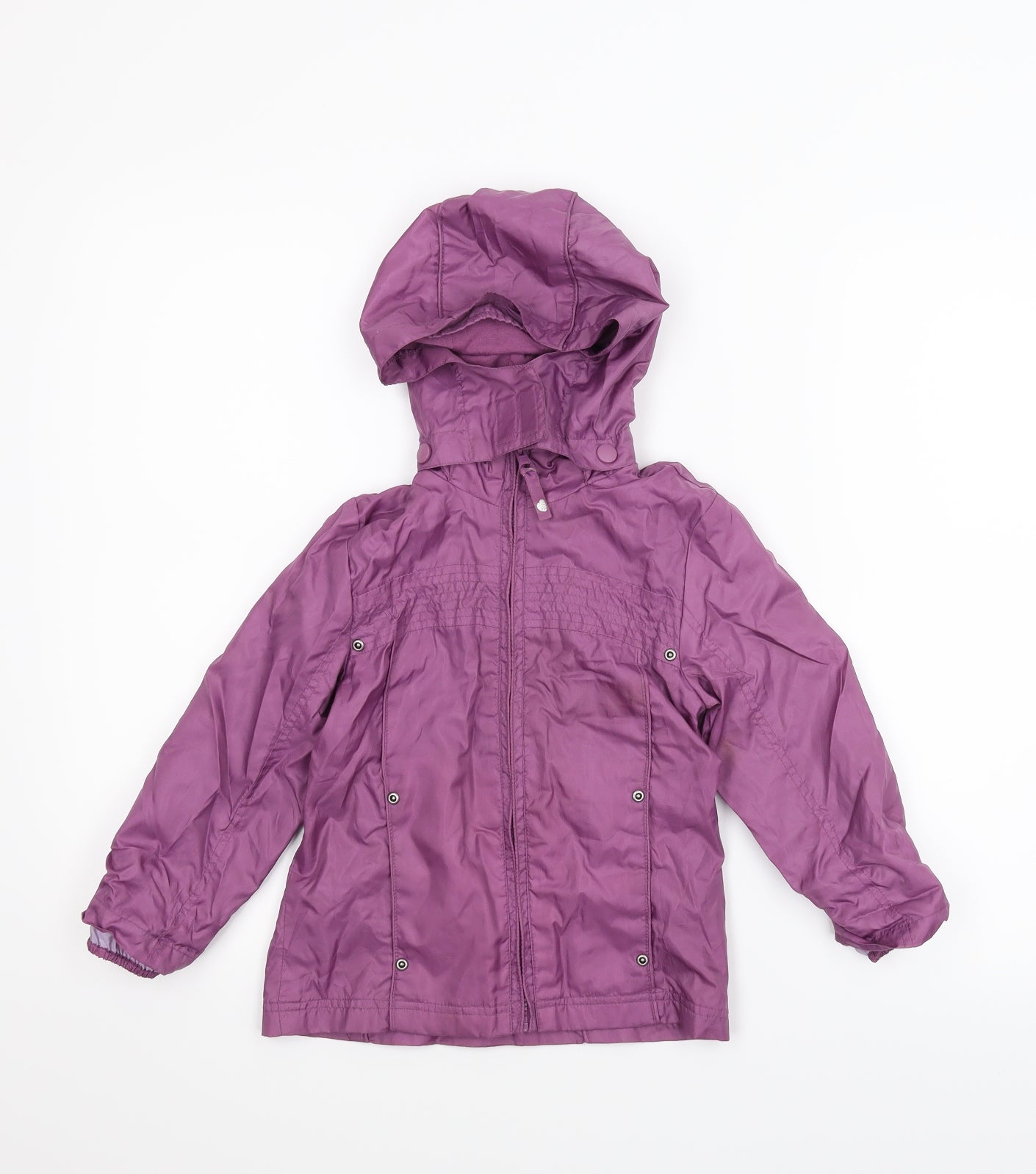 Palomino Girls Purple   Rain Coat Coat Size 5-6 Years