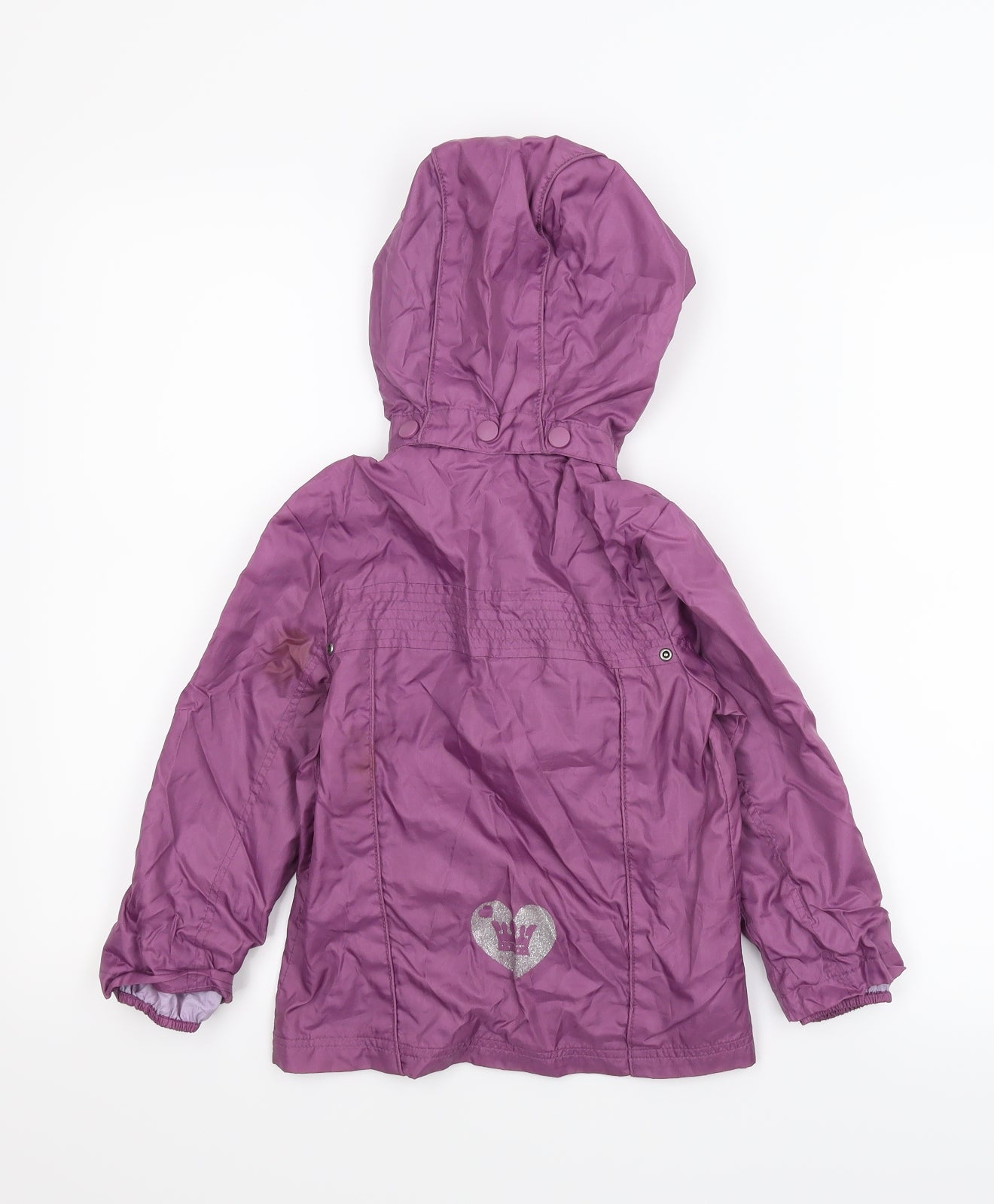 Palomino Girls Purple   Rain Coat Coat Size 5-6 Years