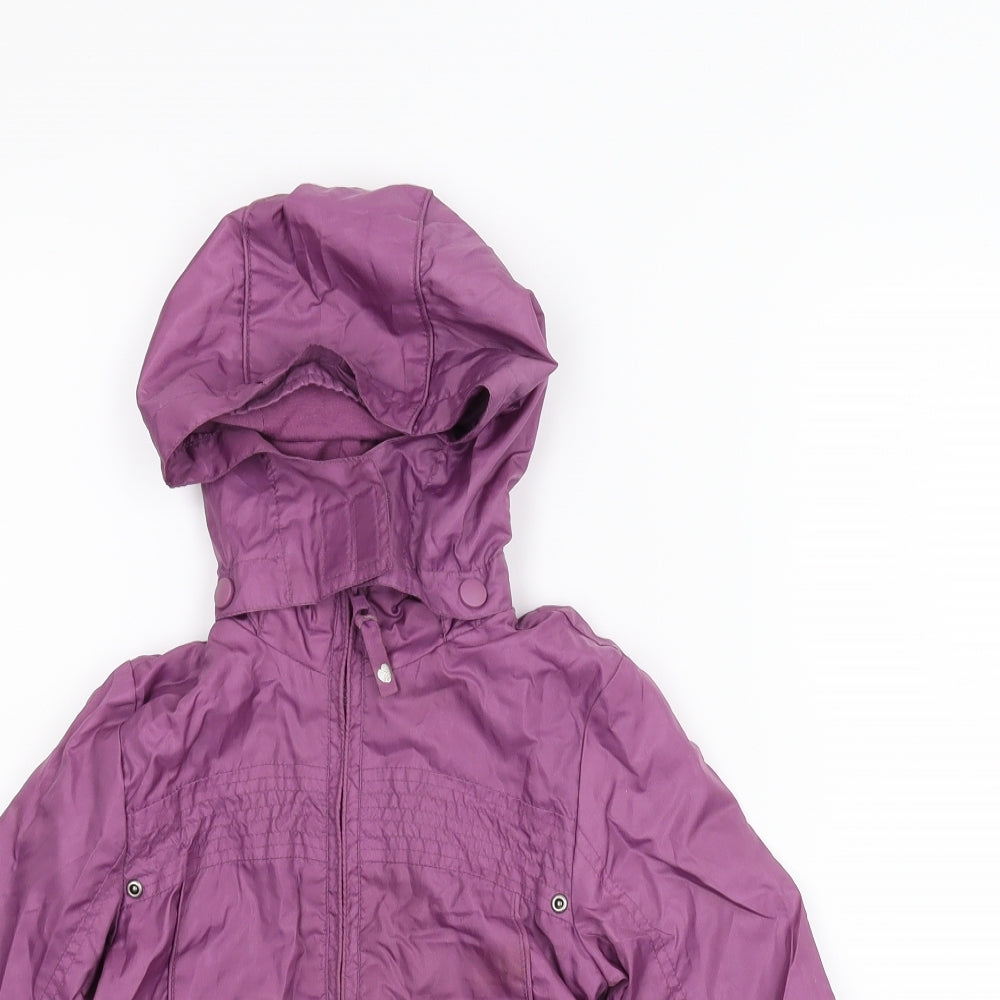 Palomino Girls Purple   Rain Coat Coat Size 5-6 Years