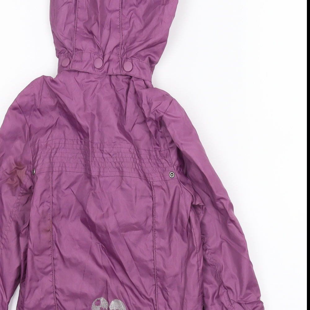Palomino Girls Purple   Rain Coat Coat Size 5-6 Years