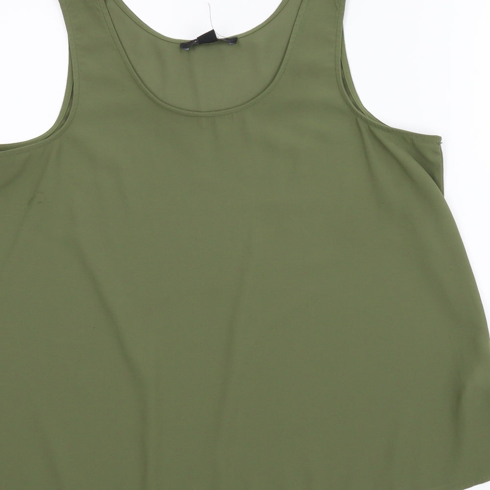 Atmosphere Womens Green   Basic Blouse Size 14
