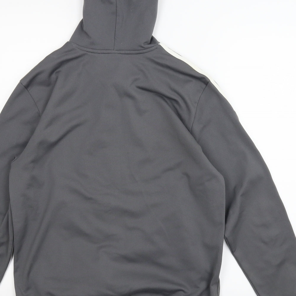 adidas Boys Grey   Pullover Hoodie Size 13-14 Years