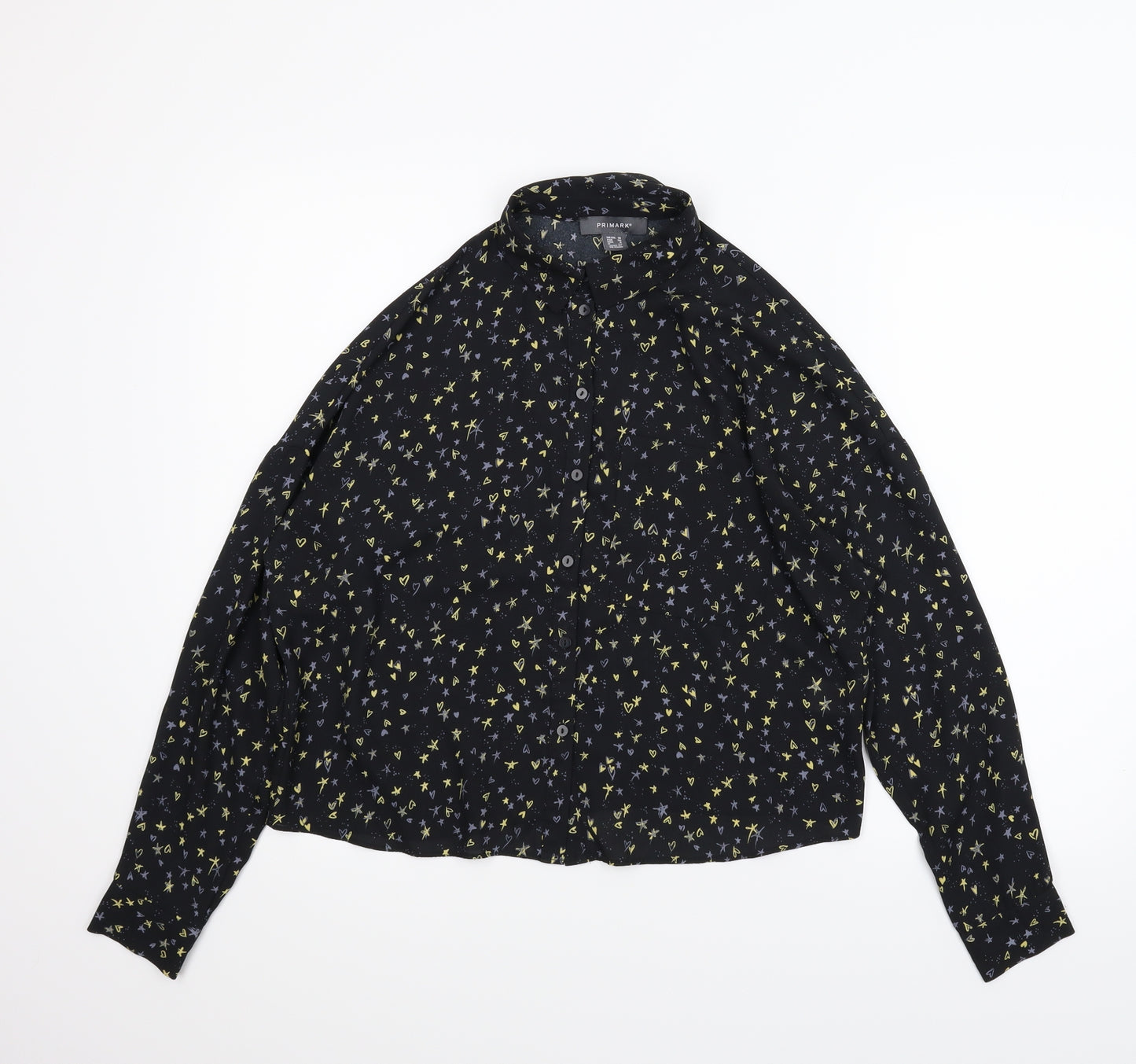 Primark Womens Black   Basic Blouse Size 10