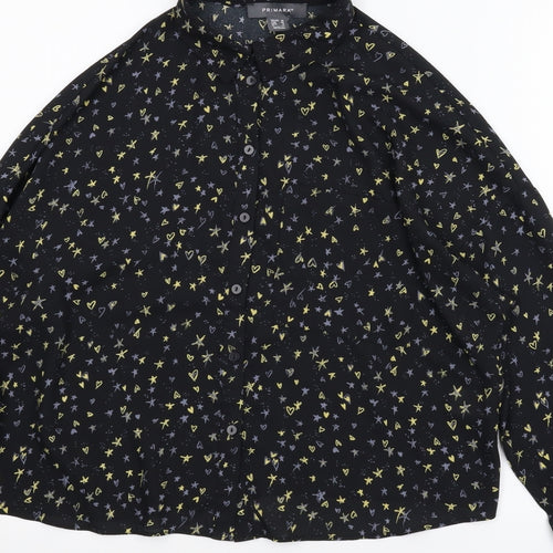 Primark Womens Black   Basic Blouse Size 10