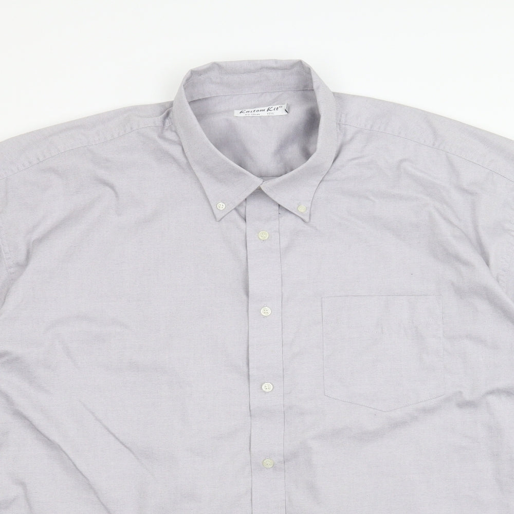 Kustom Kit Mens Grey    T-Shirt Size 2XL