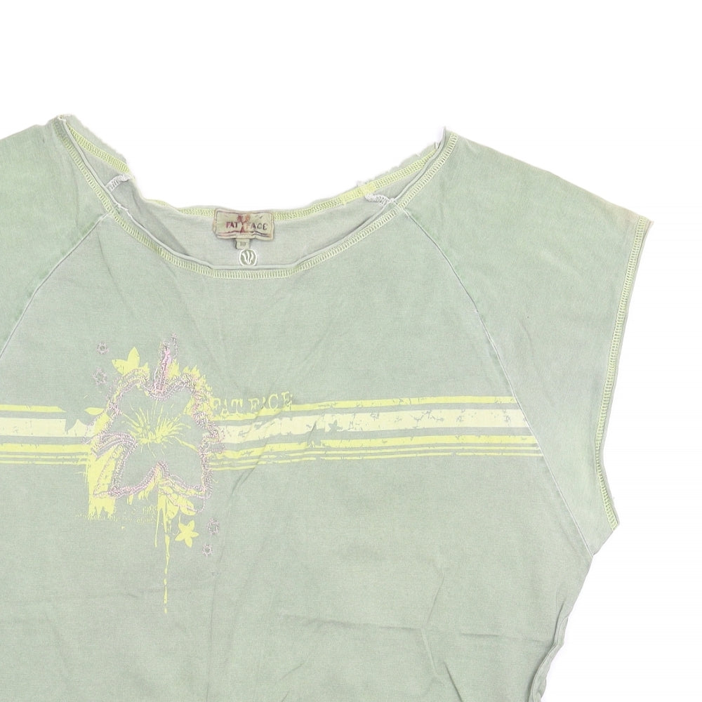 Fatface Womens Green   Basic T-Shirt Size 18