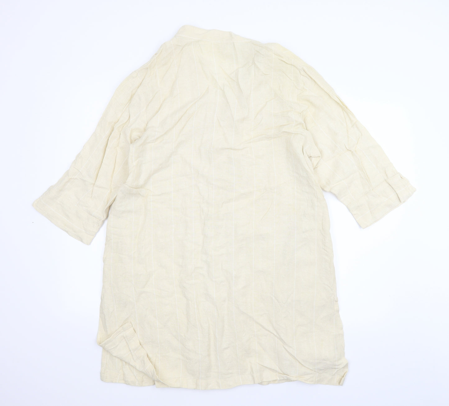 Adini Womens Beige   Shirt Dress  Size M