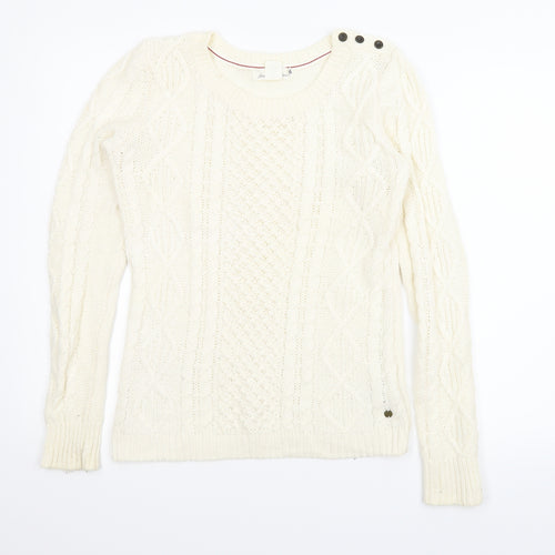 H&M Womens Beige   Pullover Jumper Size S