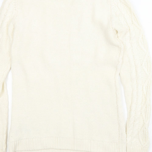 H&M Womens Beige   Pullover Jumper Size S