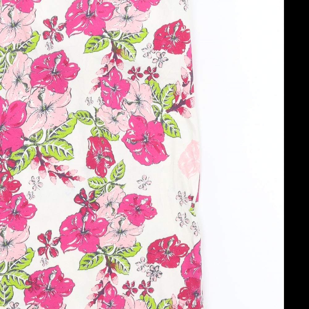 SoulCal&Co Womens Pink Floral  Bodycon  Size 8