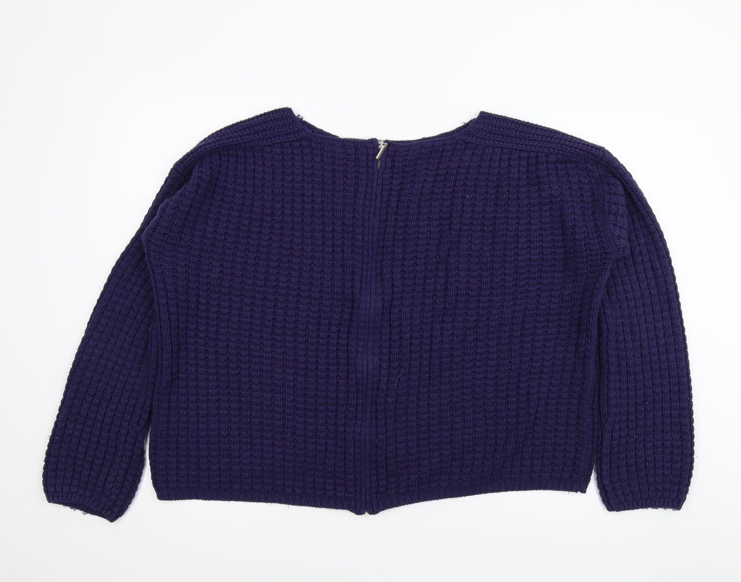 New Look Womens Blue   Full Zip Jumper Size 18