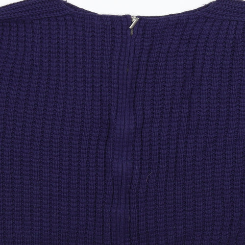New Look Womens Blue   Full Zip Jumper Size 18