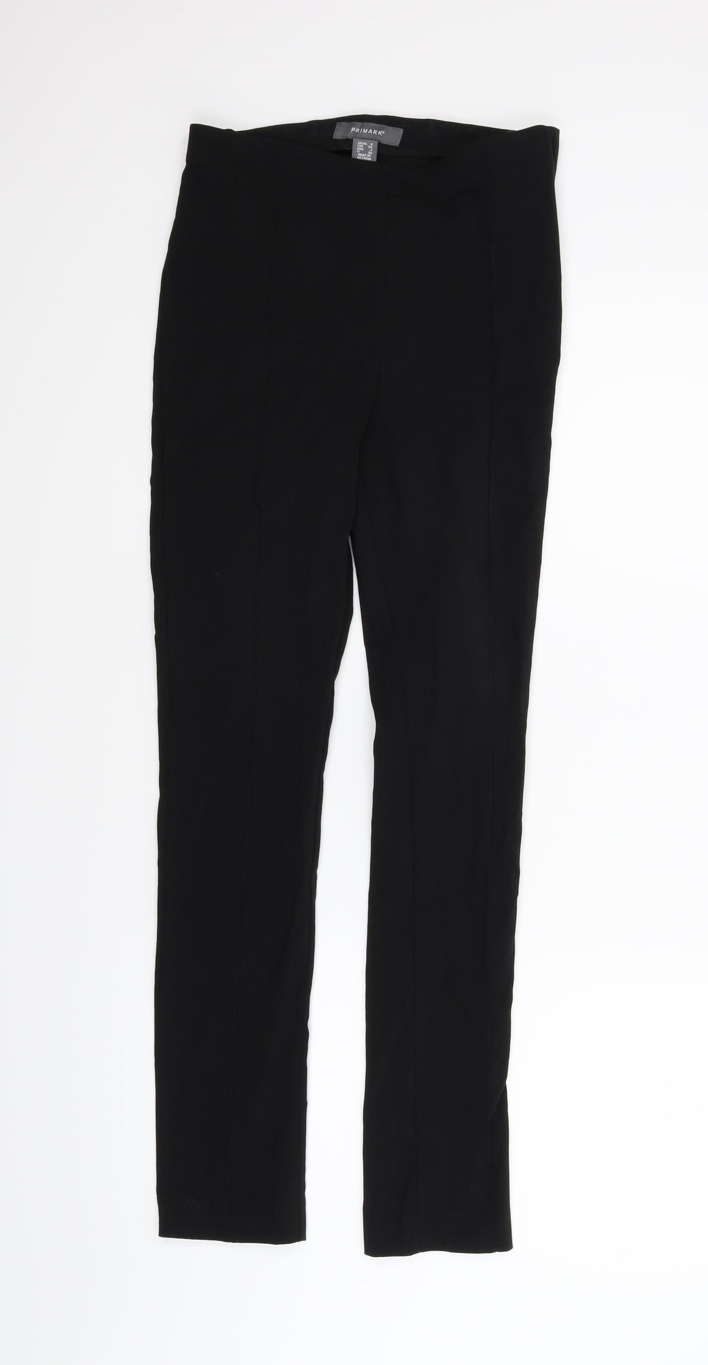 Primark Womens Black   Trousers  Size 6 L28 in