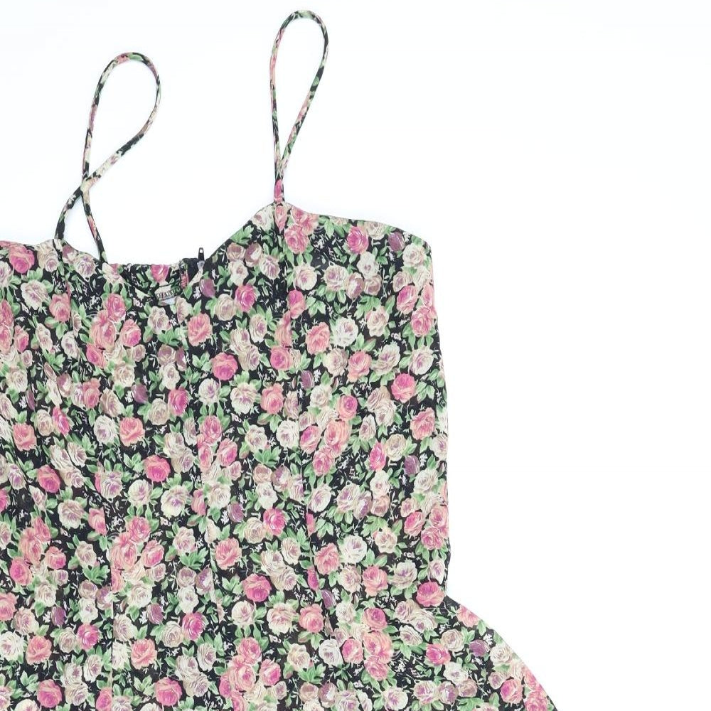 Sense Womens Multicoloured Floral  A-Line  Size M