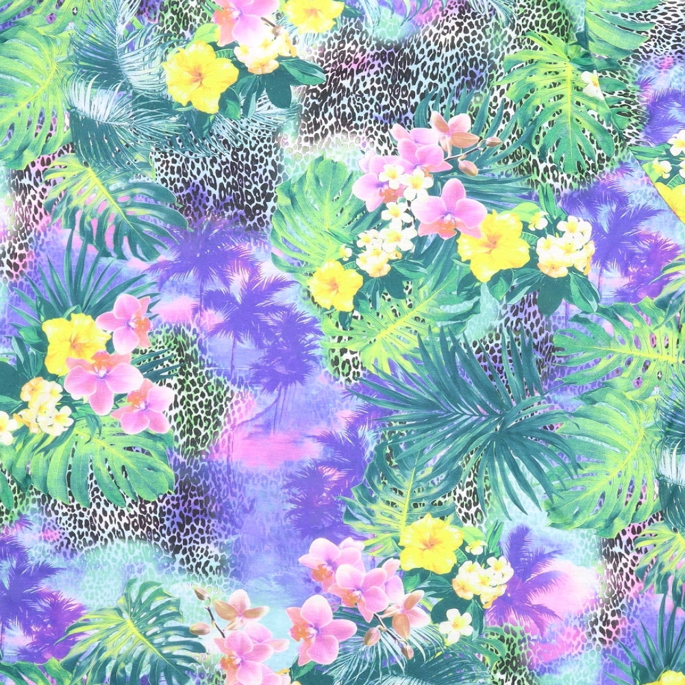 Ales Ltd Womens Multicoloured Floral  Basic Blouse Size 30