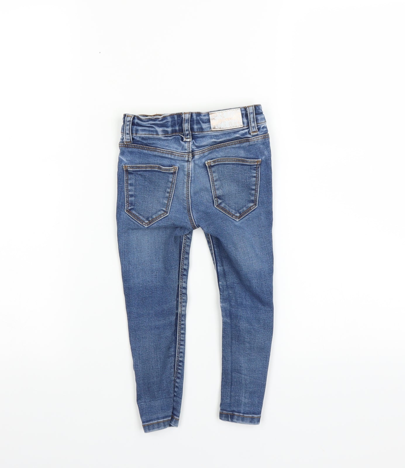 Primark Girls Blue  Denim Skinny Jeans Size 2-3 Years