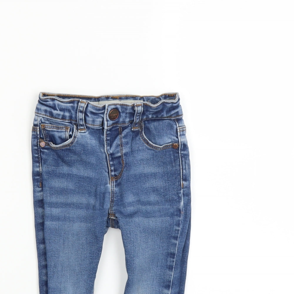 Primark Girls Blue  Denim Skinny Jeans Size 2-3 Years
